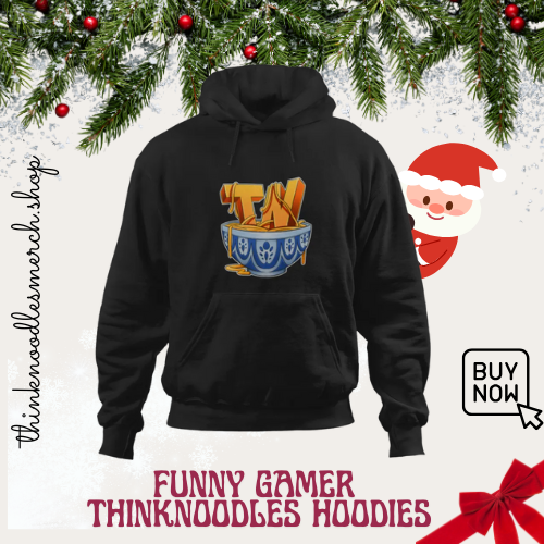 Funny Gamer Thinknoodles Hoodies